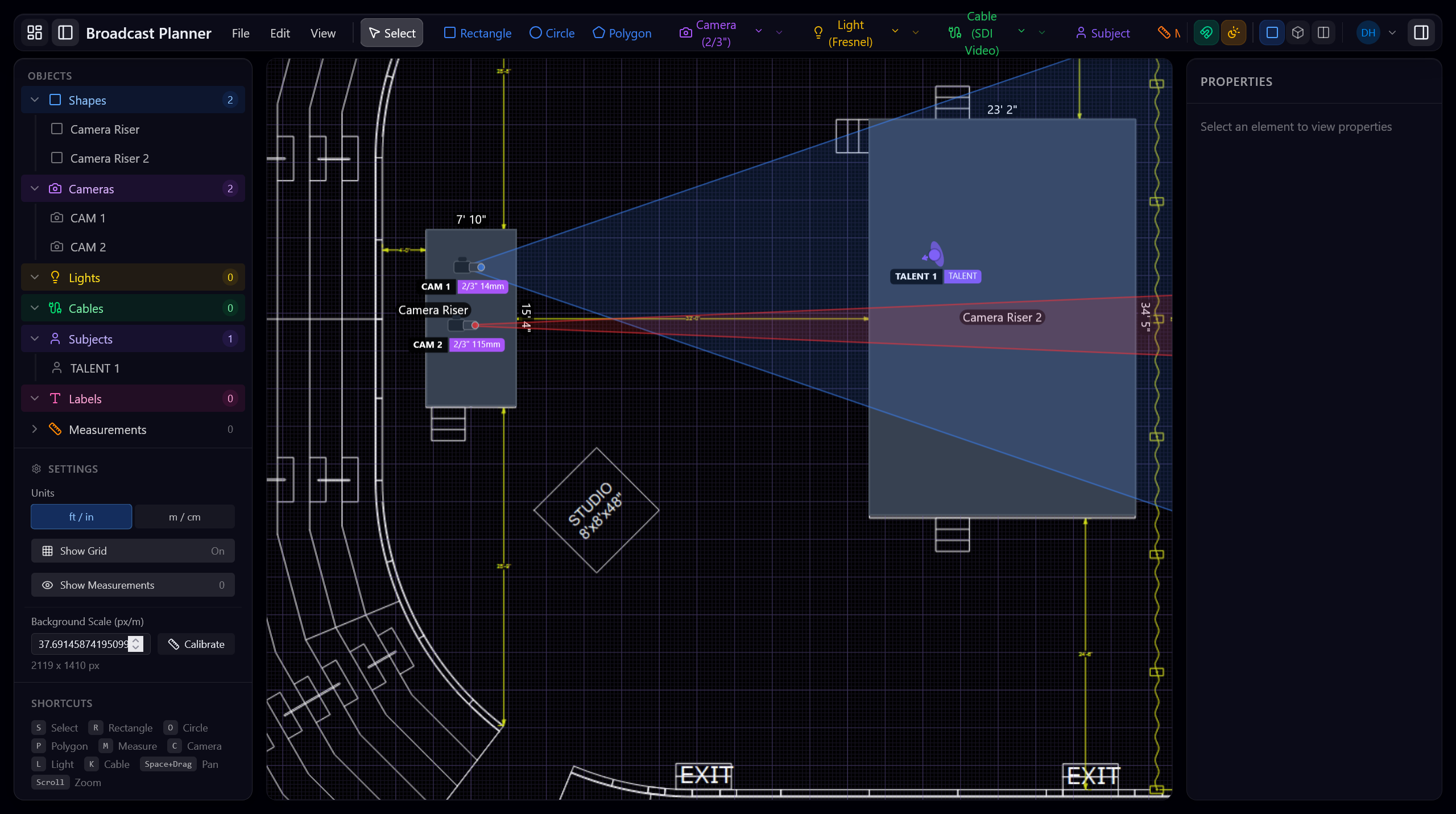 Measurements & Documentation screenshot